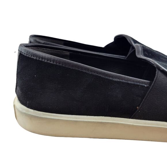 Vince‎ Womens Shoes Size 8 38 Black Suede Slip On Loafers Comfort Shoes Sneakers - Picture 2 of 12